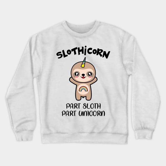 Slothicorn Crewneck Sweatshirt by NotoriousMedia